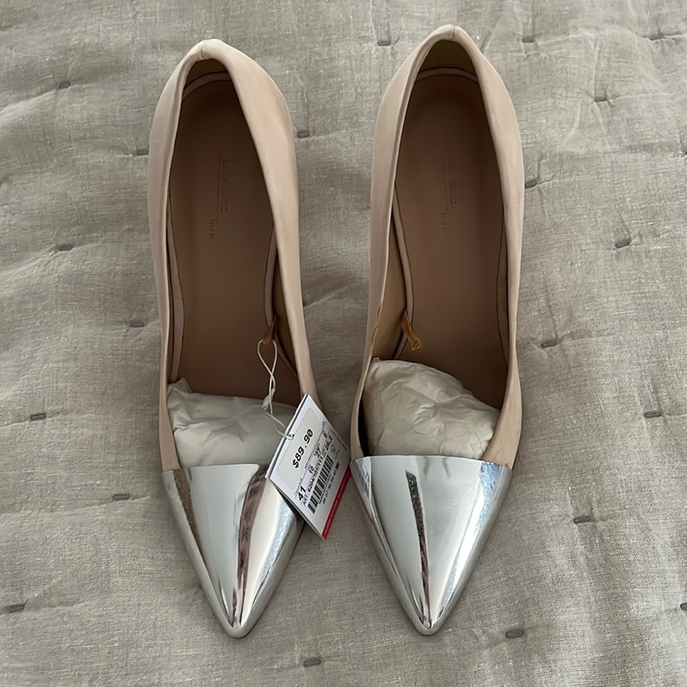 Zara cap-toe heels